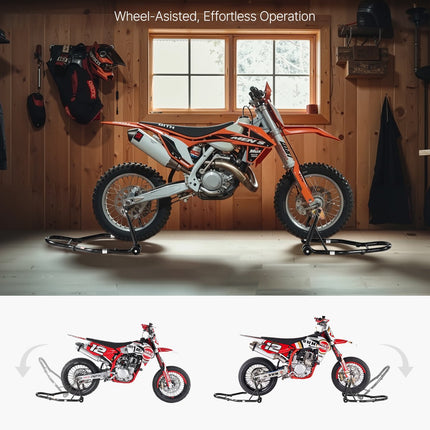 Motociklo pakėlėjų komplektas VEVOR TD-003-05WFR, 500 kg keliamoji galia