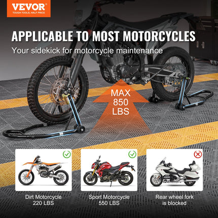 Motociklo pakėlėjų komplektas VEVOR TD-003-05FR, 0,39 t
