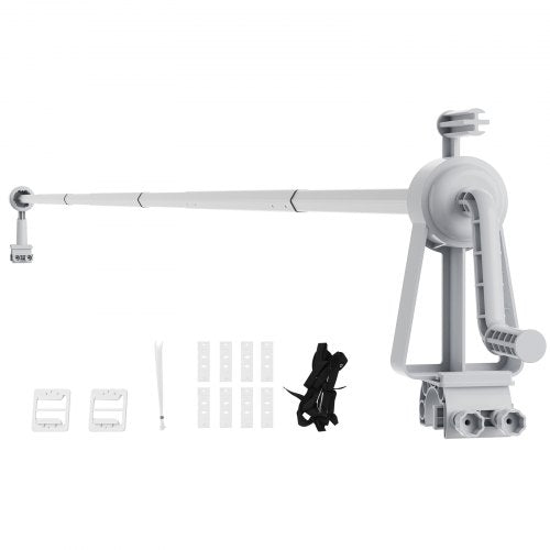 Baseino uždangalo vyniojimo mechanizmas VEVOR PCR04, 2,62–6,02 m