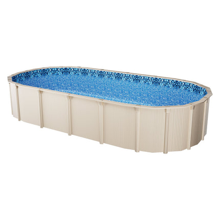 Ovalus baseino įdėklas VEVOR 15X30X54X0.32, 4,57 x 9,14 m