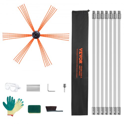 Kaminų valymo rinkinys VEVOR CB07, 7 m