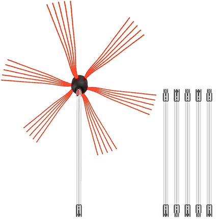 Kaminų valymo rinkinys VEVOR, 6 m