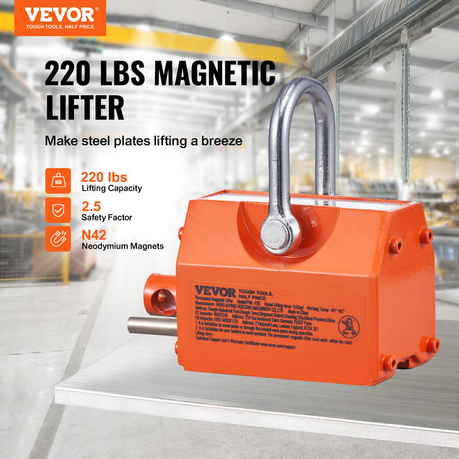 Magnetinis keltuvas VEVOR PML-100, 100 kg keliamoji galia