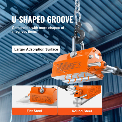 Magnetinis keltuvas VEVOR PML-1500, 1500 kg keliamoji galia