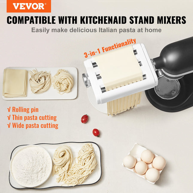 Makaronų gaminimo priedas VEVOR ZA-NTK88, 3-in-1 rinkinys