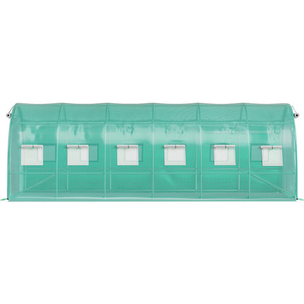 Šiltnamis tunelis VEVOR VV-TG-12107GREEN, 6,1 x 3 x 2,1 m