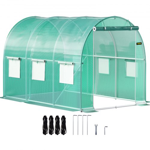 Šiltnamis tunelis VEVOR VV-TG-1077GREEN, 3 x 2 x 2 m