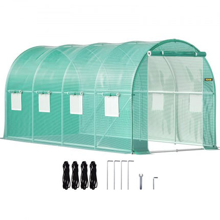 Šiltnamis tunelinis VEVOR VV-TG-1577GREEN, 4,5 x 2 x 2 m