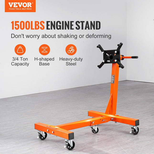 Variklio stendas VEVOR 1500 lbs, 680 kg keliamoji galia