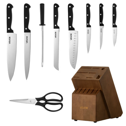 Virtuvinių peilių rinkinys VEVOR KV13P43MM41-15PCS, 15 dalių