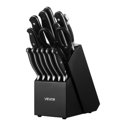 Virtuvinių peilių rinkinys VEVOR KD46P73MM44-15PCS, 15 dalių