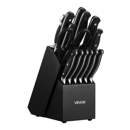 Virtuvinių peilių rinkinys VEVOR KD46P73MM44-15PCS, 15 dalių