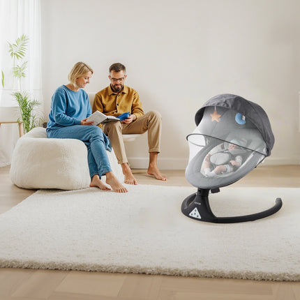 Elektrinis kūdikių gultukas-sūpynės VEVOR BB005K, 5 greičio režimai