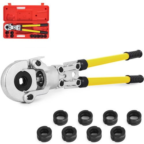 Vamzdžių presavimo replės VEVOR V12-28mm / TH16-32mm, 360° besisukanti galvutė