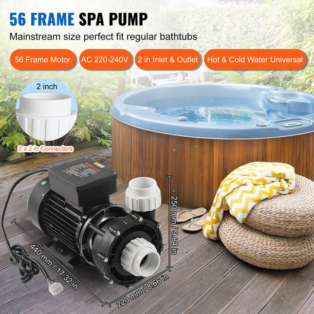 SPA siurblys VEVOR HDP2200II, 1900W