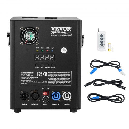 Šaltų kibirkščių mašina VEVOR BJY-PHJ500u2, 500 W