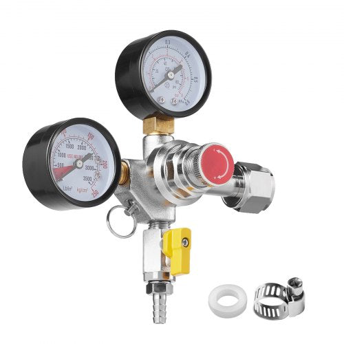 CO2 reduktorius VEVOR K050101-01Q12-Z1, 0-60 PSI