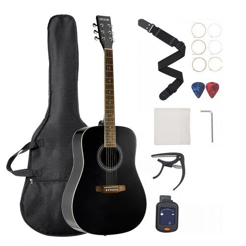 Akustinė gitara VEVOR FG068-41BK, 41 colio