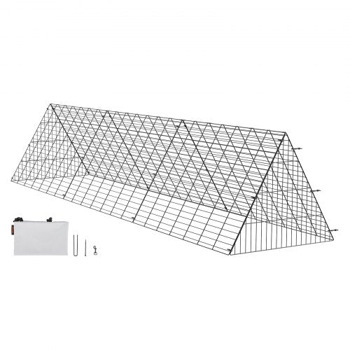 Vištų tunelis VEVOR TT-MCT001, 300 x 71 x 61,5 cm