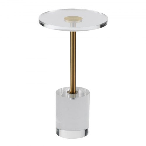 Akrilinis šoninis staliukas VEVOR JYFT-002R, 30 cm skersmens