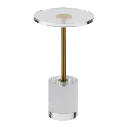 Akrilinis šoninis staliukas VEVOR JYFT-002R, 30 cm skersmens