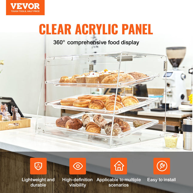 Konditerinė vitrina VEVOR CX-02, 3 aukštų