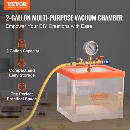 Vakuuminė kamera VEVOR Y2, 7,6 l