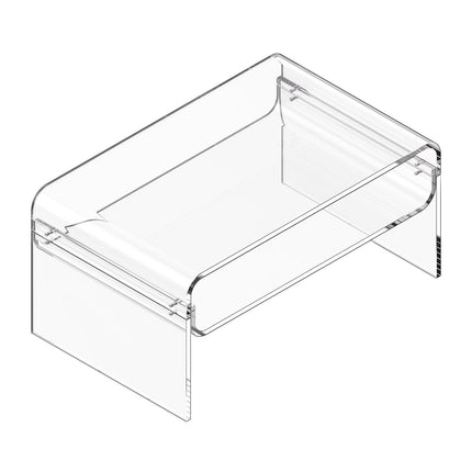 Akrilinis kavos staliukas VEVOR YKB107, 50 x 80 x 38 cm