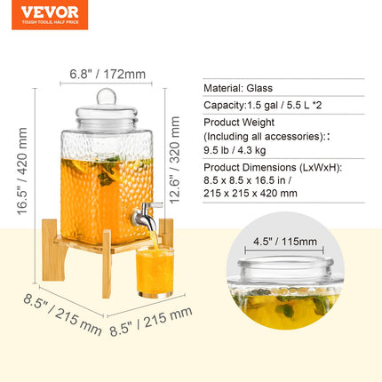 Gėrimų dozatorius VEVOR, 5,5 l