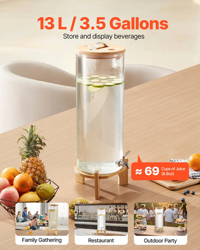 Gėrimų dozatorius VEVOR GY-PG02, 13 l talpos