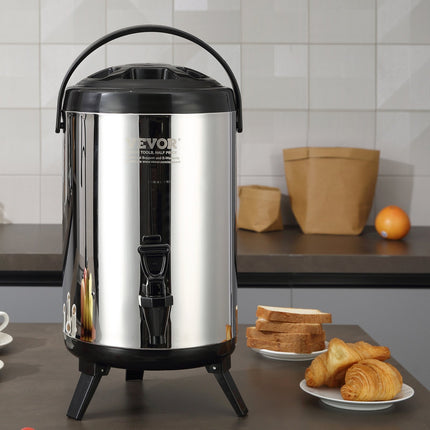Termosinis gėrimų dozatorius VEVOR WNS-3, 9,2 l