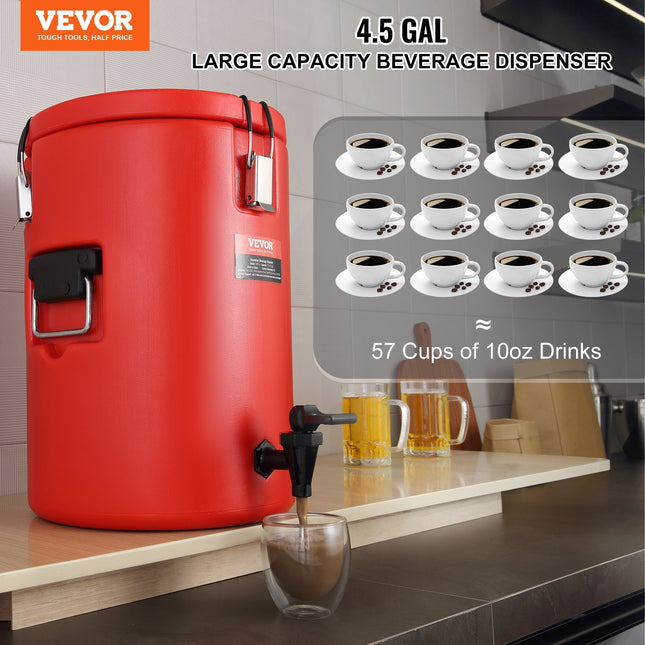 Termosas gėrimams VEVOR WNS-4, 17,2 l