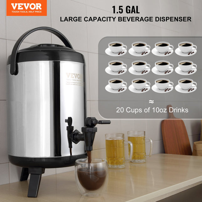 Termosas gėrimams VEVOR WNS-1, 6 l
