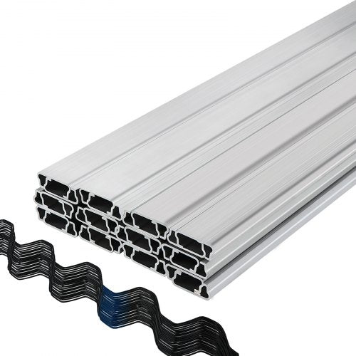 Šiltnamio plėvelės tvirtinimo profilis VEVOR YMCT-5021, 50 vnt. komplektas