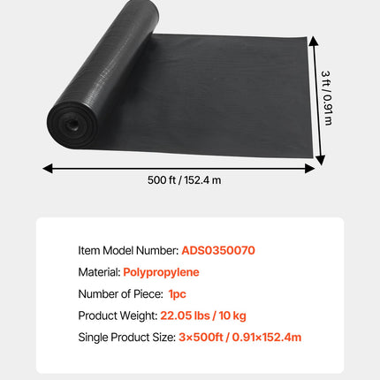 Apsauginė tvorelė nuo nuosėdų VEVOR ADS0350070, 0,91 x 152,4 m