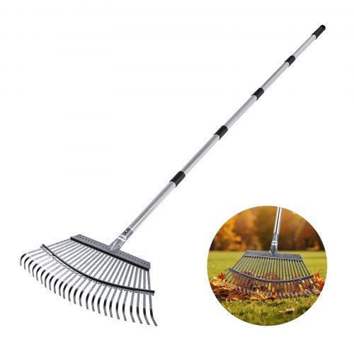 Lapų grėblys VEVOR 25T RAKE, 46,5 cm pločio galva