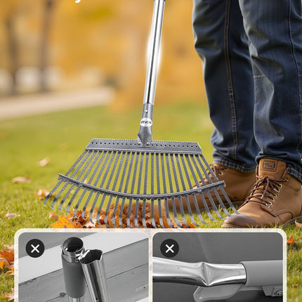 Lapų grėblys VEVOR 25T RAKE, 46,5 cm pločio galva