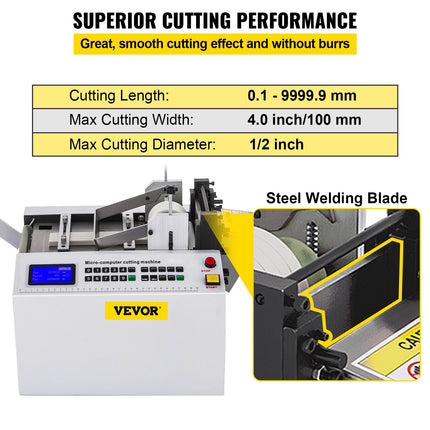 Automatinė vamzdelių pjovimo mašina VEVOR YS-100, 100 mm plotis