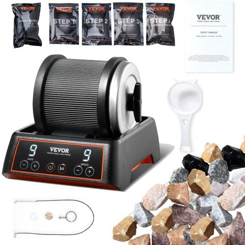 Akmenų poliravimo rinkinys VEVOR KD-C1012, 1,1 kg talpa