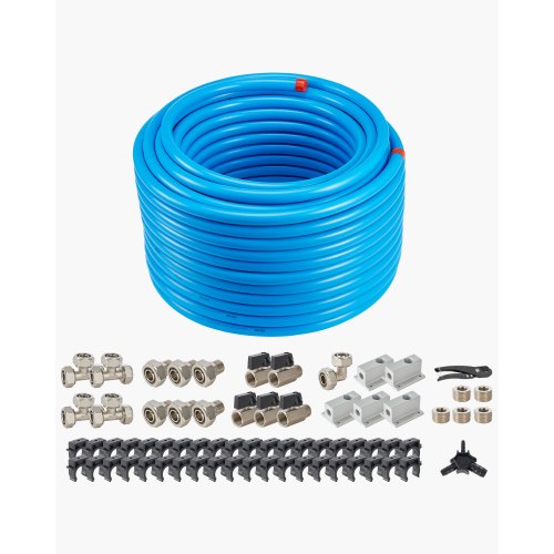 Suspausto oro vamzdyno komplektas VEVOR CAP 200ft, 60,96 m ilgis
