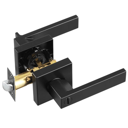 Vidaus durų rankenų komplektas VEVOR KJ2118-BK-BLK, 5 vnt.