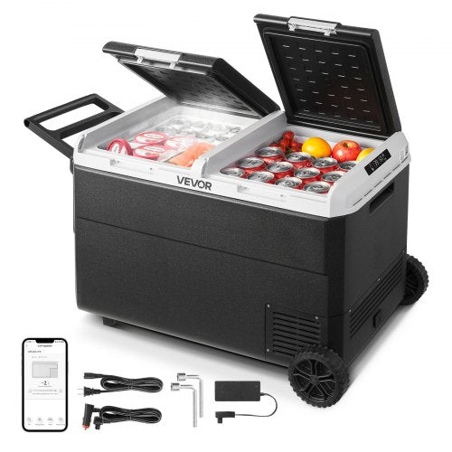 Nešiojamas automobilinis šaldytuvas VEVOR MCD95D1, 95 l
