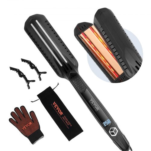 Plaukų tiesintuvas VEVOR WF066I, 38 mm titano plokštelės