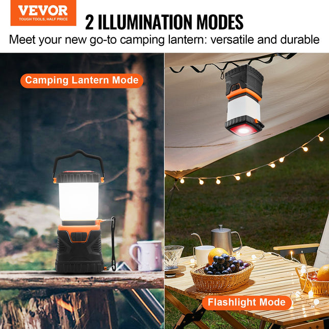 LED stovyklavimo žibintas VEVOR KJ-1267, 1000 lm
