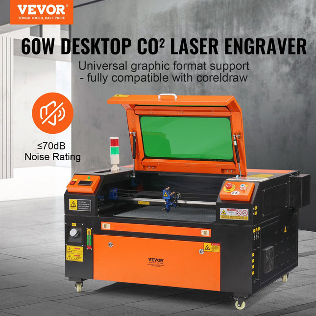 CO2 lazerinės graviravimo ir pjovimo staklės VEVOR KH6040, 60W