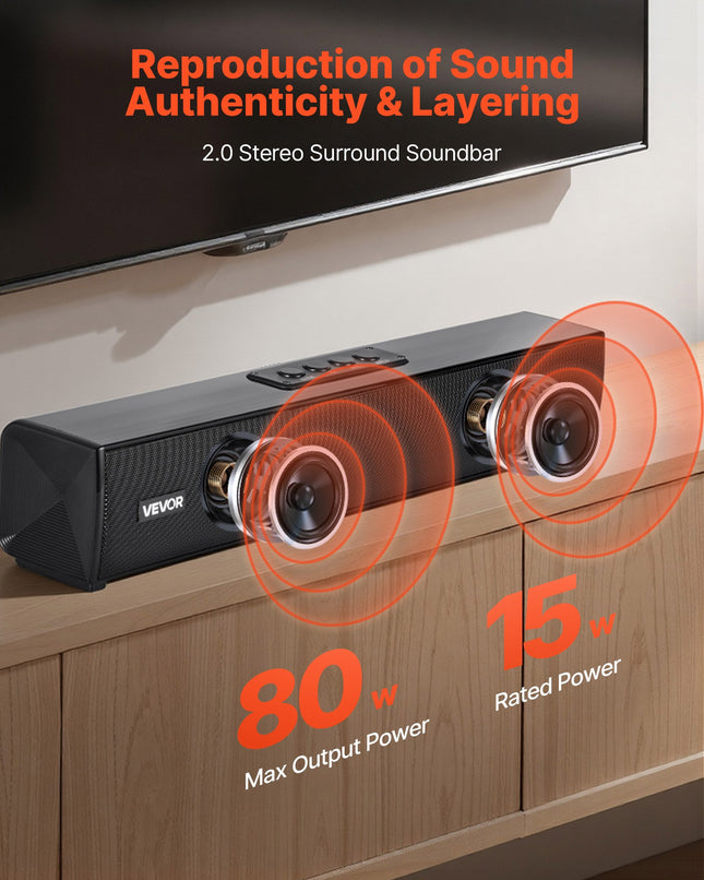 Garso kolonėlė (Soundbar) VEVOR LK-S819-4, 80W
