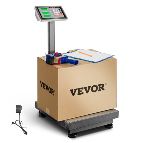 Skaitmeninės platforminės svarstyklės VEVOR 300A11B-B, 300 kg