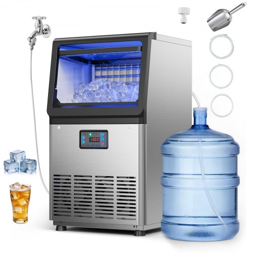 Pramoninis ledo gaminimo aparatas VEVOR LB70TB-D, 41 kg/parą