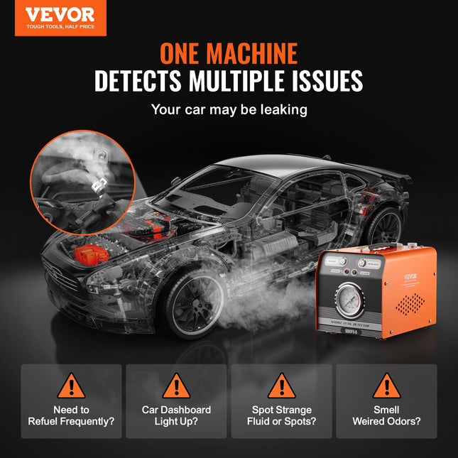 Automobilinis dūmų generatorius VEVOR SD314, 19–23 PSI