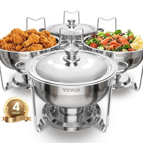 Maisto šildytuvų rinkinys VEVOR JZYYXCL5LGG4, 4 vnt. po 4,7 l